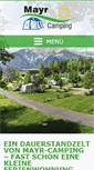Mobile Screenshot of mayr-camping.de