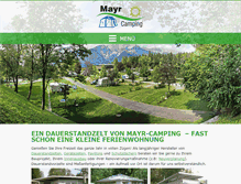 Tablet Screenshot of mayr-camping.de